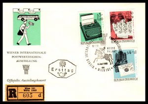 Austria B315-B320 Set of Two U/A FDC