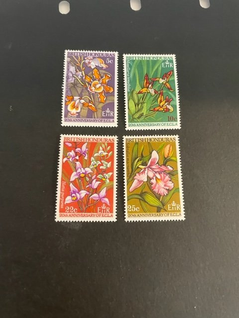 British Honduras sc 208-211 MNH comp set