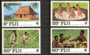 Fiji 1983 Culture Commonwealth Day set of 4 MNH