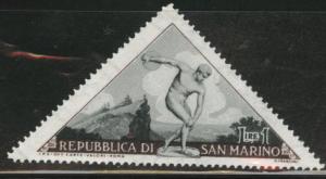 San Marino Scott 327 MH* 1953 sports stamp