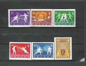 POLAND, SCOTT # 1146-1151, MINT, NEVER HINGED