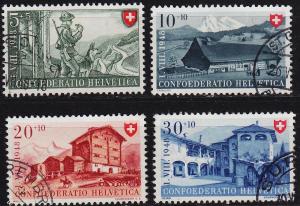 SCHWEIZ SWITZERLAND [1948] MiNr 0508-11 ( O/used ) [01] Pro Patria