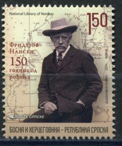 BOSNIA SERBIA(138) - Fridtjof Nansen - Norwegian Explorer - MNH Set - 2011