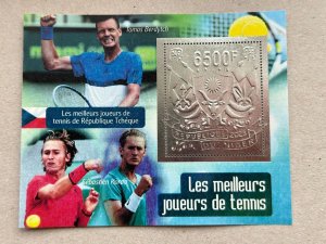 Sport, Tennis 2023 year 5 blocks Foil. Silver.  perforated  NEW