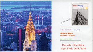 AO-3910b-1, 2005, Masters of Modern American Architecture , First Day of Issue,