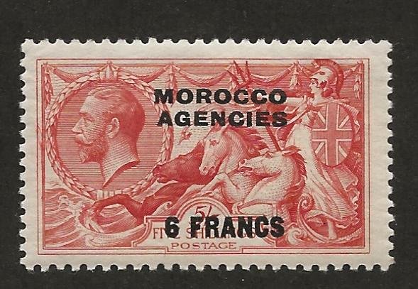 GREAT BRITAIN OFFICES - MOROCCO SC# 419  FVF/MOG 1932