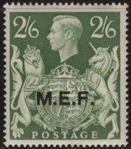 Great Britain: Offices in Africa, MEF 9 (unused) 2sh6p George V, yel grn (1943)