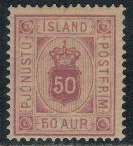 Iceland #O9*  CV $90.00