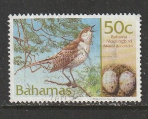 2001 Bahamas - Sc 1014 - used VF - 1 single - Bahama Mockingbird