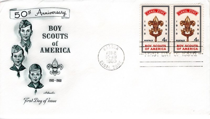 Canal Zone 1960  Sc 151 5FDC 5