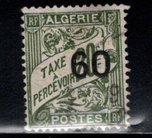 ALGERIA Scott J18 Used* Postage due stamp