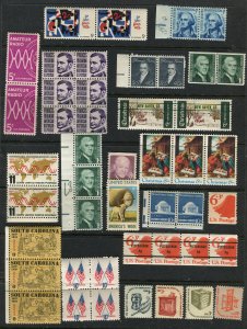 EARLY US MINT #1259 and  higher 45 Stamps total  (stock page not included)