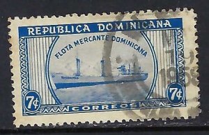 Dominican Republic 500 VFU SHIP 611F-4