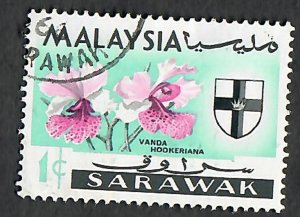 Sarawak #228 used single