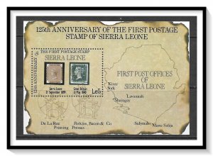 Sierra Leone #656 First Postage Stamps Souvenir Sheet MNH