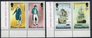 Pitcairn Is 158a; 159a MNH 1976 American Bicentennial (an9816)