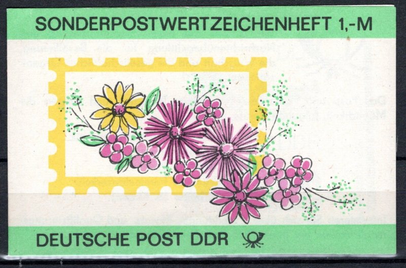 German DDR Scott # 2538 (10), mint nh, cpl booklet, Mi # SMHD 30aI