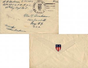 United States A.P.O.'s Soldier's Free Mail 1944 U.S. Army Postal Service, A.P...