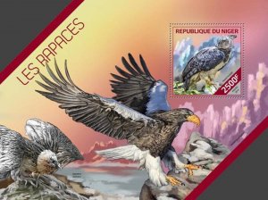 Niger - 2014 World Raptors Birds of Prey Stamp Souvenir Sheet 14A-451