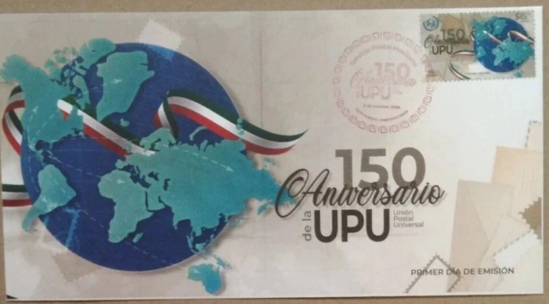 Mexico 150 Years Of The UPU Stamp,First Day Cover,S Sheet,Leaflet 2024-ZZIAA