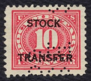 #RD5 10c Stock Transfer, Used [7] **ANY 5=FREE SHIPPING**