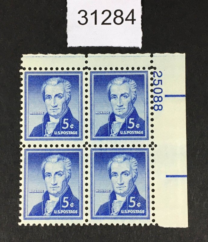 US STAMPS # 1038 PLATE BLOCK OF 4 MINT OG NH $ LOT #31284