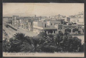 Postcard Sousse Tunisia ,Street view Post Office, Levy & Fils L.L, Paris