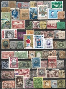 COLLECTION LOT 21749 WW VARIOUS FAULTY 65 STAMPS PENNY START