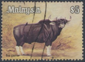 Malaysia    SC# 181   Used  Gaur  Bison see details & scans