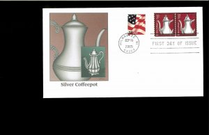 2005 FDC Silver Coffeepot Milwaukie WI