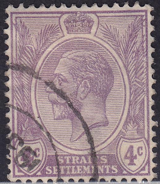 Straights Settlement 184 USED 1925 King George V