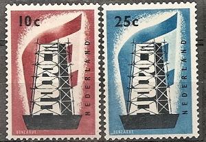 Netherlands 368-369 MNH 1956 Europa CV $72.50