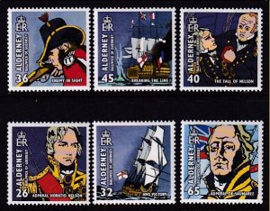 Alderney 250-255 MNH VF