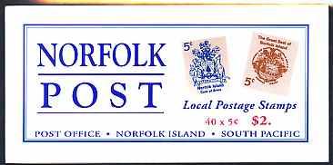 Booklet - Norfolk Island 1997 Norfolk Post $2 booklet com...