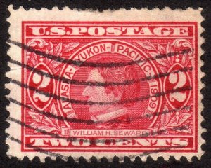 1909, US 2c, William H. Seward, Used, Sc 370