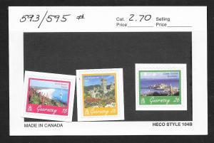 GUERNSEY Sc#593-595 Mint Never Hinged Complete Set