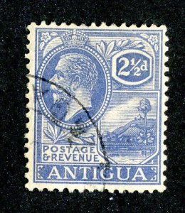 1927 Antigua Sc.# 49 used cv $5 ( 9705 BCXX )