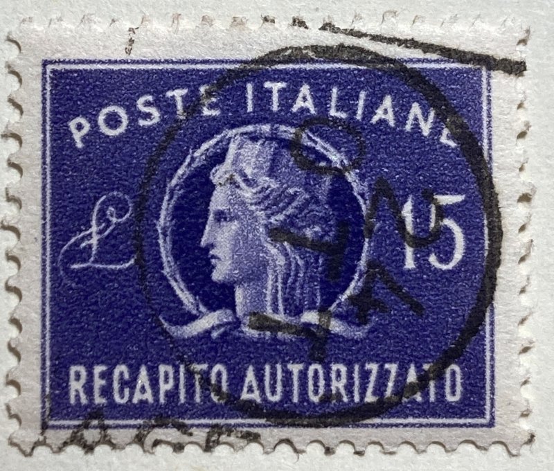 AlexStamps ITALY #EY8 VF Used 