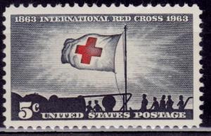 United States, 1963, Red Cross Centenary, 5c, sc#1239, MNH