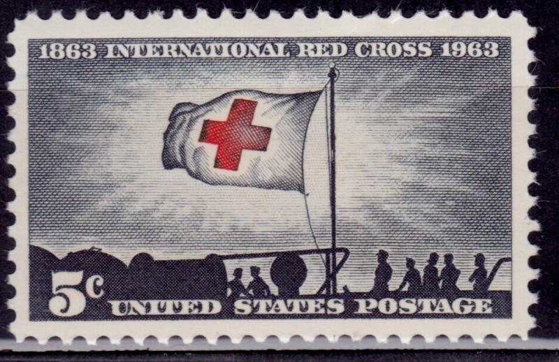United States, 1963, Red Cross Centenary, 5c, sc#1239, MNH
