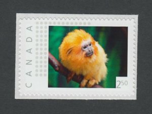 LION MONKEY = Picture Postage 2.50 Stamp MNH Canada 2014 [p11sn19]