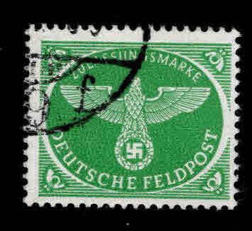 Germany Scott MQ2 Used Military Parcel post stamp CTO