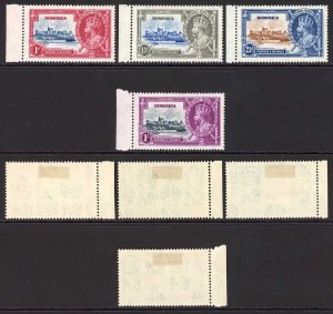 Dominica SG92/95 1935 Silver Jubilee Set M/M