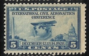 650 5c MNH Fine Centering