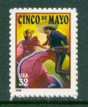 3203 32c Cinco De Mayo Fine MNH