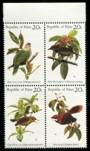 8a Palau 20c Land Birds of Palau blk/4, MNH