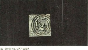 KAPPYSSTAMPS GERMAN THURN TAXIS NORTH DIST. #3 USED NICE CANCEL GS0125