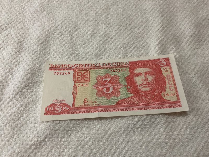 CUBA-2004-CHE GUEVARA-3 PESOS-BANCO NACIONAL-BANKNOTE.UNCIRCULATED