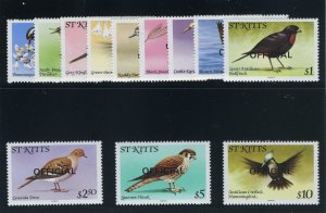St Kitts-Nevis - St Kitts 1981 Officials set superb MNH. SG O11-O22. Sc O11-O22.
