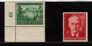 Germany Scott B241 - B242 - Semi Postal Singles.  MNH. OG.   #02 GERMB241s2